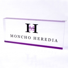 Bloque Metacrilato Moncho Heredia