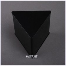 Caja Metacrilato Negro Triangular